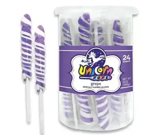 Unicorn Pops Twist Suckers - Lavender: 24-Piece Jar Unicorn Pops Twist Suckers - Lavender: 24-Piece Jar
