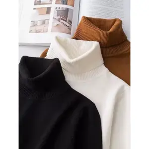 Three-Pack Turtleneck Sweaters | Men’s Classic Turtleneck Knit Sweaters for Autumn and Winter