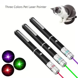 3-Pack Pet Laser Pointer & LED Flashlight, Interactive Cat Teasing Toy, Perfect Christmas Gift for Cats & Kittens