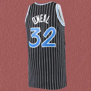 Shaquille O'Neal Men's Classic-Design Sleeveless stitched Retro Basketball Jerseys Black shirt