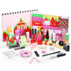 Makeup Advent Calendar 2026, 20-Piece Beauty Gift Set for Lips, Eyes, & Face, Features Essential Cosmetics & Tools
