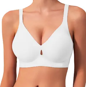 Jelly Wireless  Bras for Women Full Coverage No Underwire Everyday Bras Comfortable Wireless Push Up Bralettes Seamless Tshirts Bras Underwear Sets Womenswear