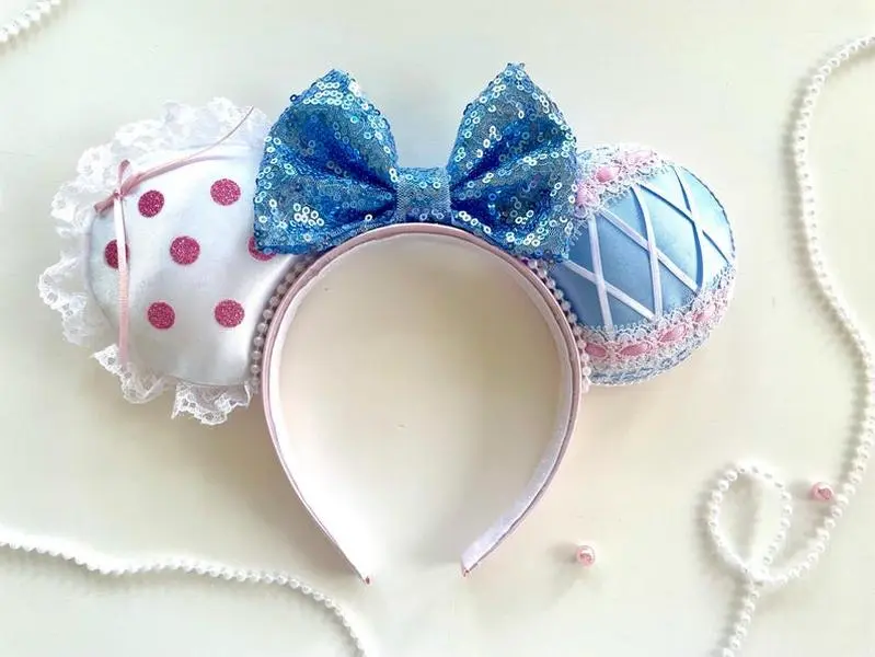 Bo Peep Mouse Ears, Toy Story Ears, Bo Peep Ear Headband, Park Ear Headband, Bo Peep Park Ears, Bo Peep Lamp Toy Story Ears, Park Accessory