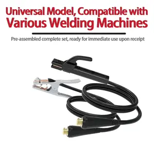 Universal Welding Machine Accessories (Welding Pliers & GroundClamps): Complete Set Matching, Immediate Use, No Installation Required