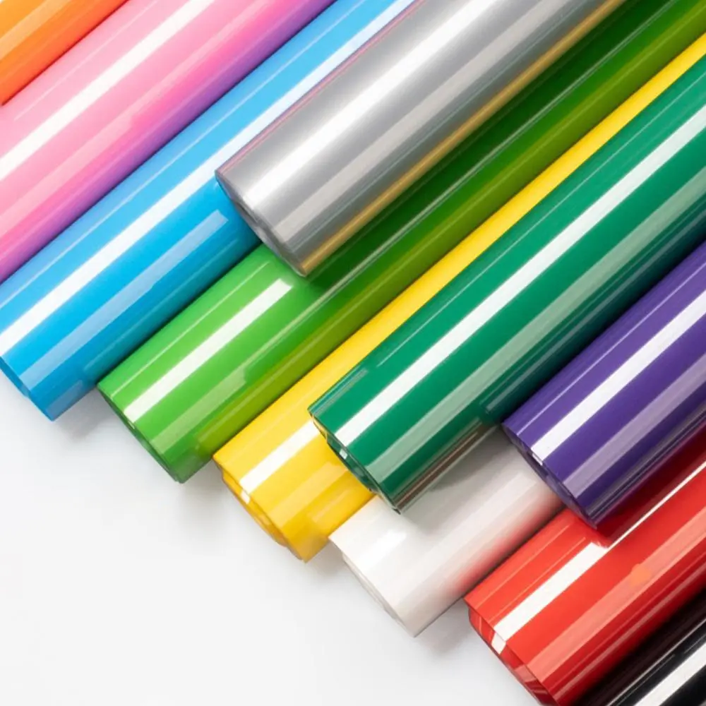 Colorful PVC Heat Transfer Print Vinyl, 20pcs/set HTV Vinyl for T-shirt Clothes Bag Pillow Fabric, DIY Sewing Accessories for Home Daily Use