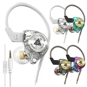 AK3 Wired Earphone In-ear Design with Microphone HiFi Heavy Bass Noise Cancelling for Esports Gaming Live Streaming  Audio Electronic Headset
