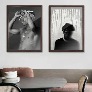 Man Portrait Pattern Unframed Canvas Painting, Sublimated Prints, 1 Count Modern Home Decor Wall Art, Wall Decor, Artistic Decoration for Home Living Room Bedroom Office School