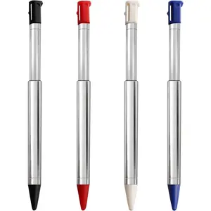3DS Stylus Pen, Metal Retractable Replacement Stylus Compatible with Nintendo 3DS, 4in1 Combo Touch Styli Pen Set Multi Color for 3DS