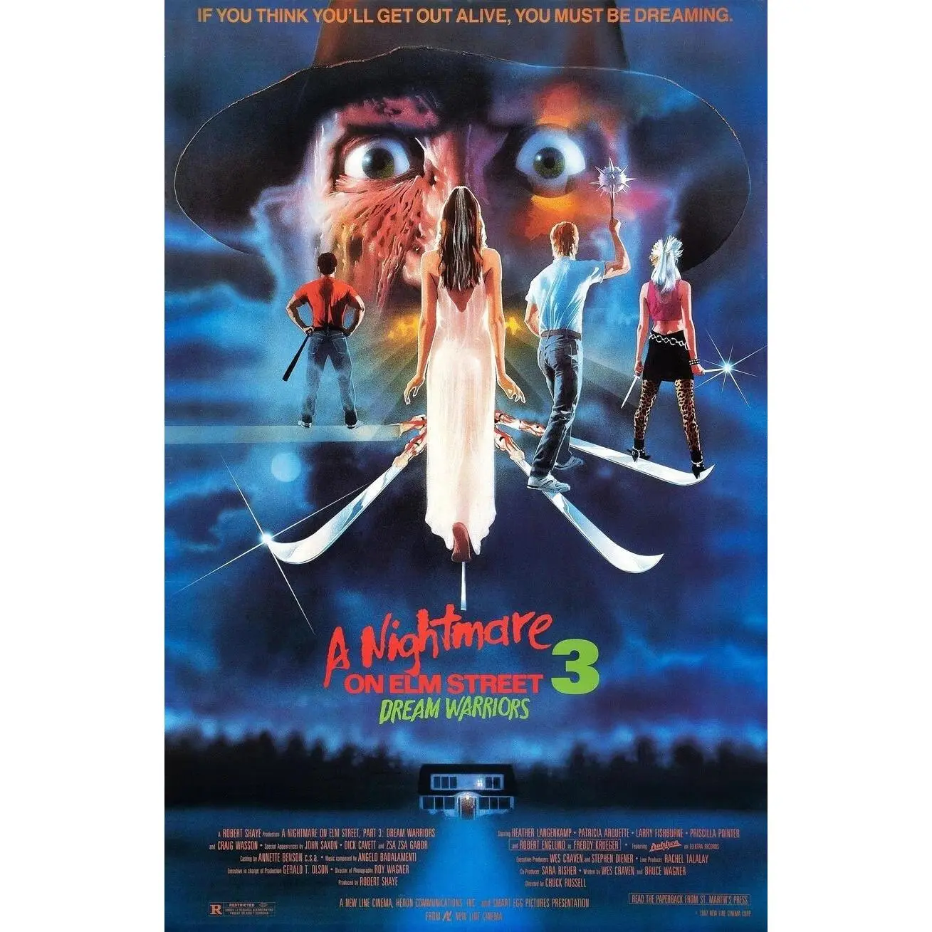 [ SALE UP TO 51% ] [ NO FRAME ] A Nightmare On Elm Street movie poster