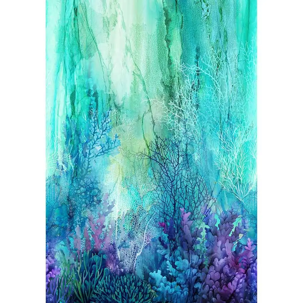 Northcott Fabrics - Coral Reef by Deborah Edwards and Melanie Samra - Underwater Beauty - Multi - 108" Wide Yardage