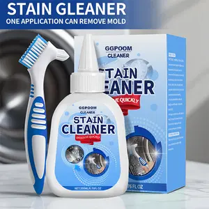 【Upgraded version】-Mold Remover Gel with Scrub Brush – Heavy Duty Mildew Stain Cleaner for Washer Gasket, Shower Caulk, Tile Grout & Bathroom