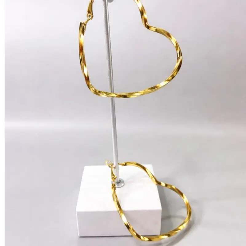 Infinity Heart Hoop Earrings