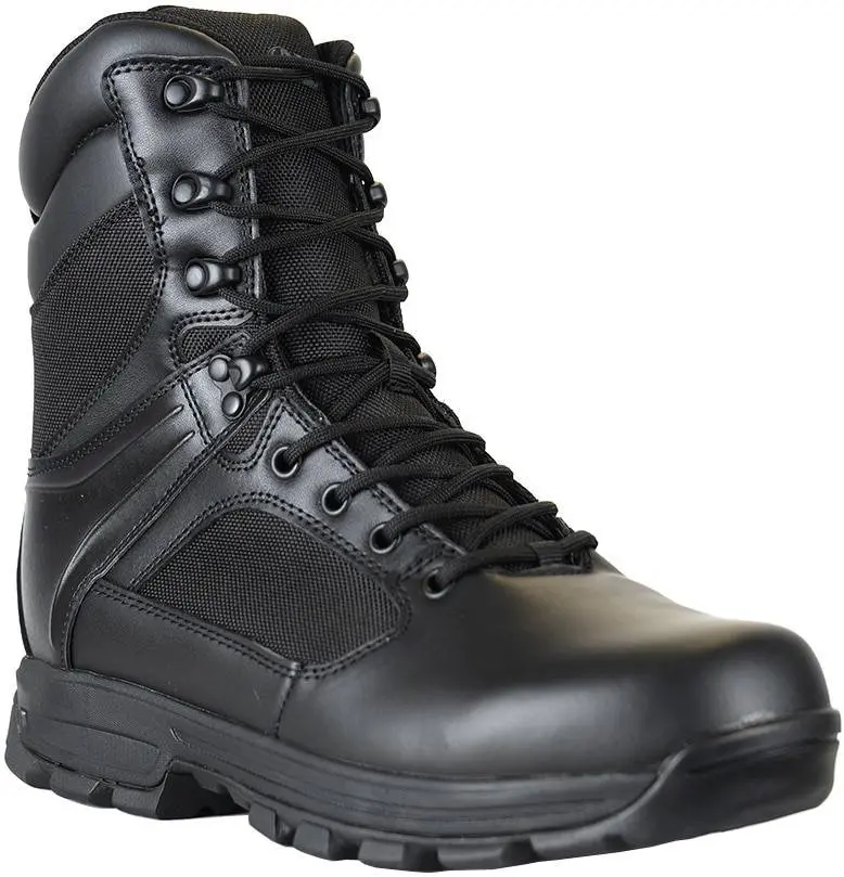 LA Police Gear Sector Black 8" Side-Zip Duty Boot