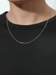 Simple Plain Stainless Steel Chain Lobster Closure Necklace, 2024 New Style Jewelry for Party, Daily Clothing Decor, Trendy Cool Female Accessories for Birthday Gift, Minimalist Necklaces