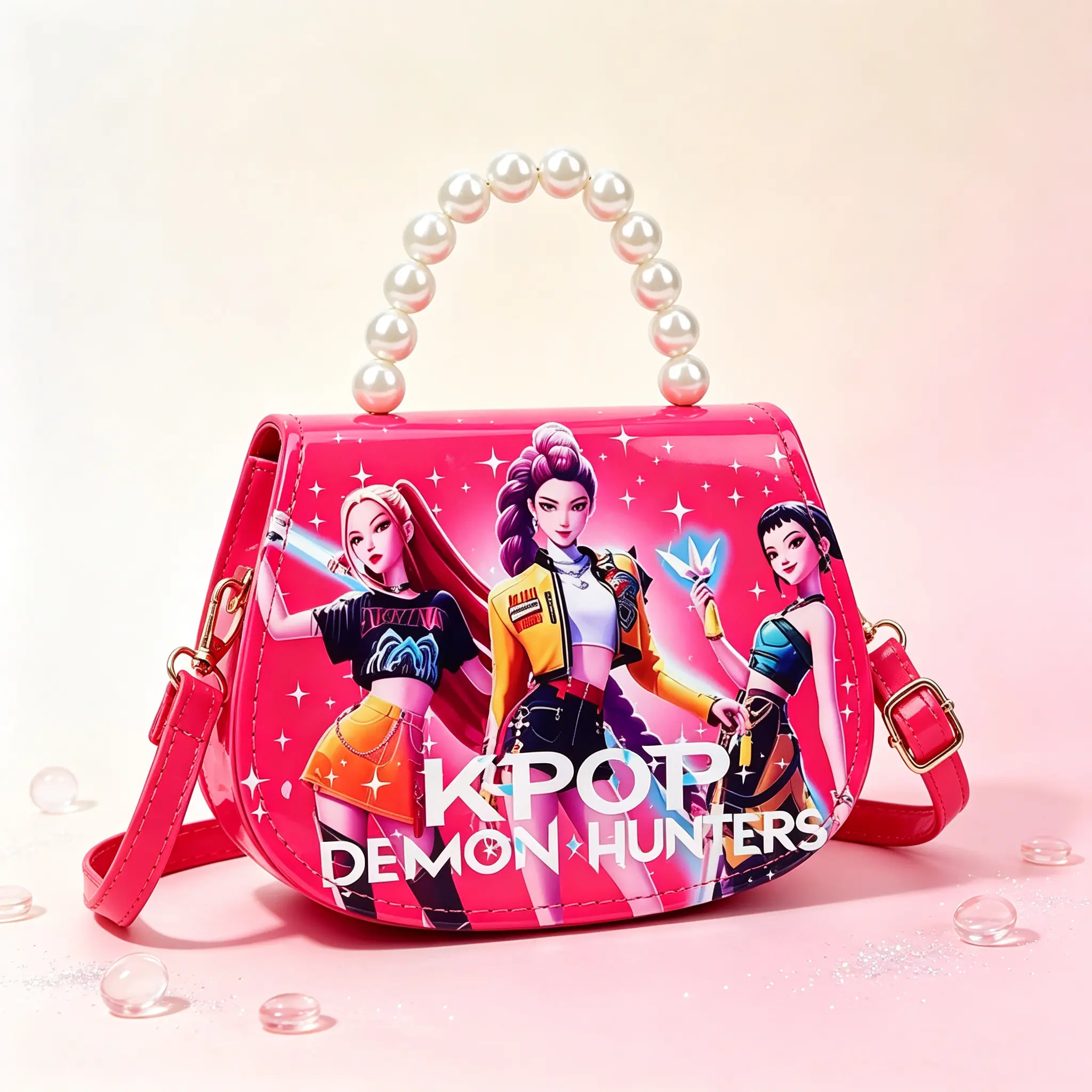 Kpop Girls Waterproof Premium PU Coin Purse - Fashionable Wallet, Portable Mini Coin Pocket for School, Travel (Sports & Outdoor Accessory)