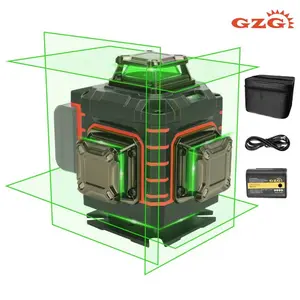 GZG 16 Lines 4d Self Leveling Laser Level Tool for Accurate Measurements, High Precision Laser Leveling Instrument for Construction & DIY Projects