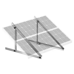 【Spotlight Day】VEVOR 41-Inch Solar Panel Mounting Brackets, 0 to 90° Adjustable Tilt Mount Brackets Support 100-300W Solar Panels, Lightweight Aluminum Brackets with Folding Tilt Legs for RV, Roof, Boat, Off-Grid