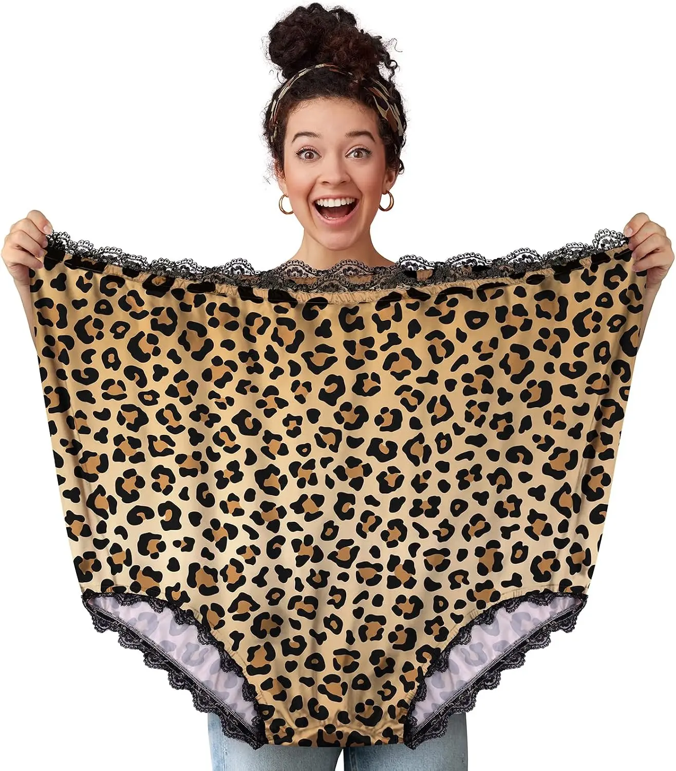 Granny Panties Funny Gag Gifts for Adult Women Men Wedding Party Bride Big Mama Undies Prank Giant Mormon Underwear