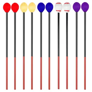 Carbon Fiber Handle Marimba Mallets, High-Quality Wood Piano Keys, Durable Musical Instrument Accessories, Perfect for Performance & Practice