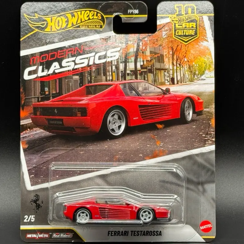 Hot Wheels Premium Car Culture Modern Classics Ferrari Testarossa 1:64 Scale