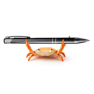 Crab Shaped Pen Holder, Unique Desk Accessory for Office Decor, Stylish Lifting Design, Perfect Gift Idea for Professionals & Students, Office Desk Accessories