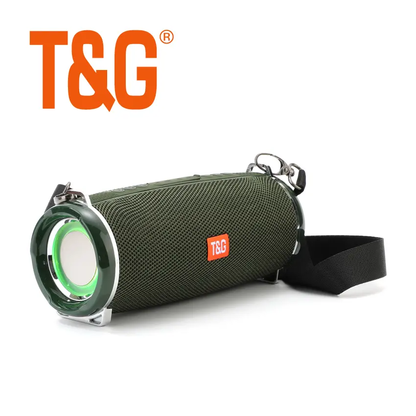 TG-192 Portable Bluetooth Speaker, 30W power, 360° surround sound, IPX4 water resistance, wireless speaker, HD calling, RGB lighting effects, suitable for home/party/outdoor/beach scenes, stylish and premium, a must-have for enthusiasts.