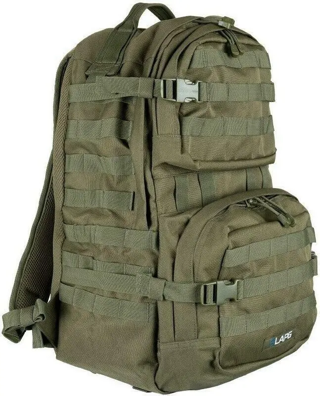 LA Police Gear 3-Day 2.0 Tactical Multi-Compartment Backpack in Multicam, 600D Polyester with MOLLE Webbing & Hydration Compatibility