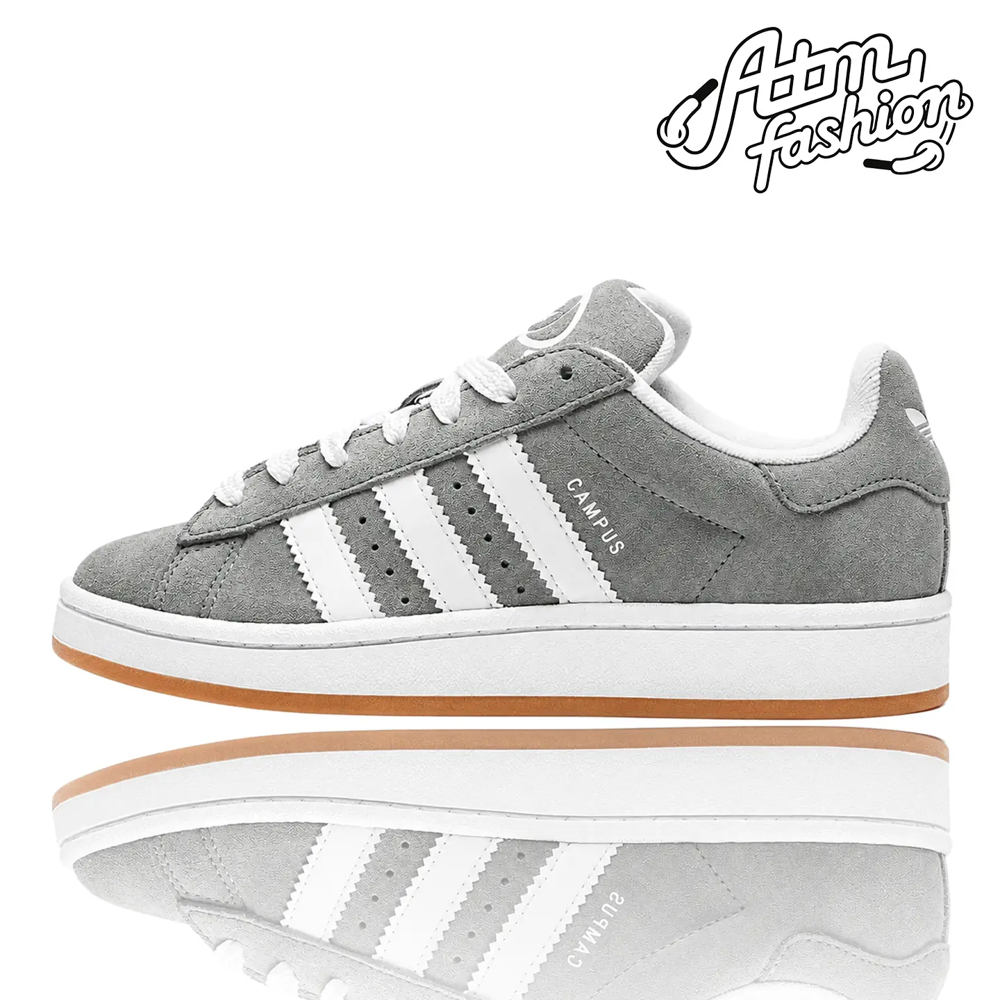 adidas Campus 00s Grey Gum (GS) HQ6507 Youth Authentic Shoes Footwear Sneaker Trainer Comfortable Walking Fashion Trending Gift