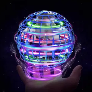 2026 Hot! The Spinning Ball with Aurora Effect & LED Lights - Safe Durable Design for Kids Skill Development & Interactive Fun - Compact Portable for Indoor Outdoor Play