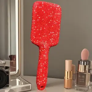 1 Airbag Elegance And Hairdressing ol Comb Set With Crystal, Sparkling Massage And Care Hair Comb, Sparkling Women'S.