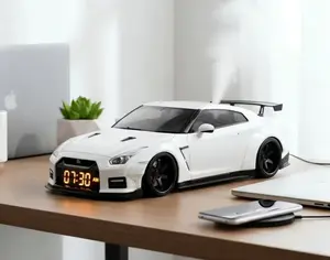 Hypercar Alarm Clock Realistic Engine Sounds & Light Effects
