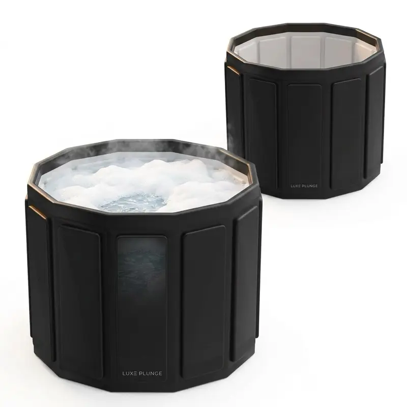 Portable Foldable Bathtub for Adults – Collapsible Soaking Tub for Hot Baths, Ice Baths & Home Spa, 6-Layer Insulated, Space-Saving Design