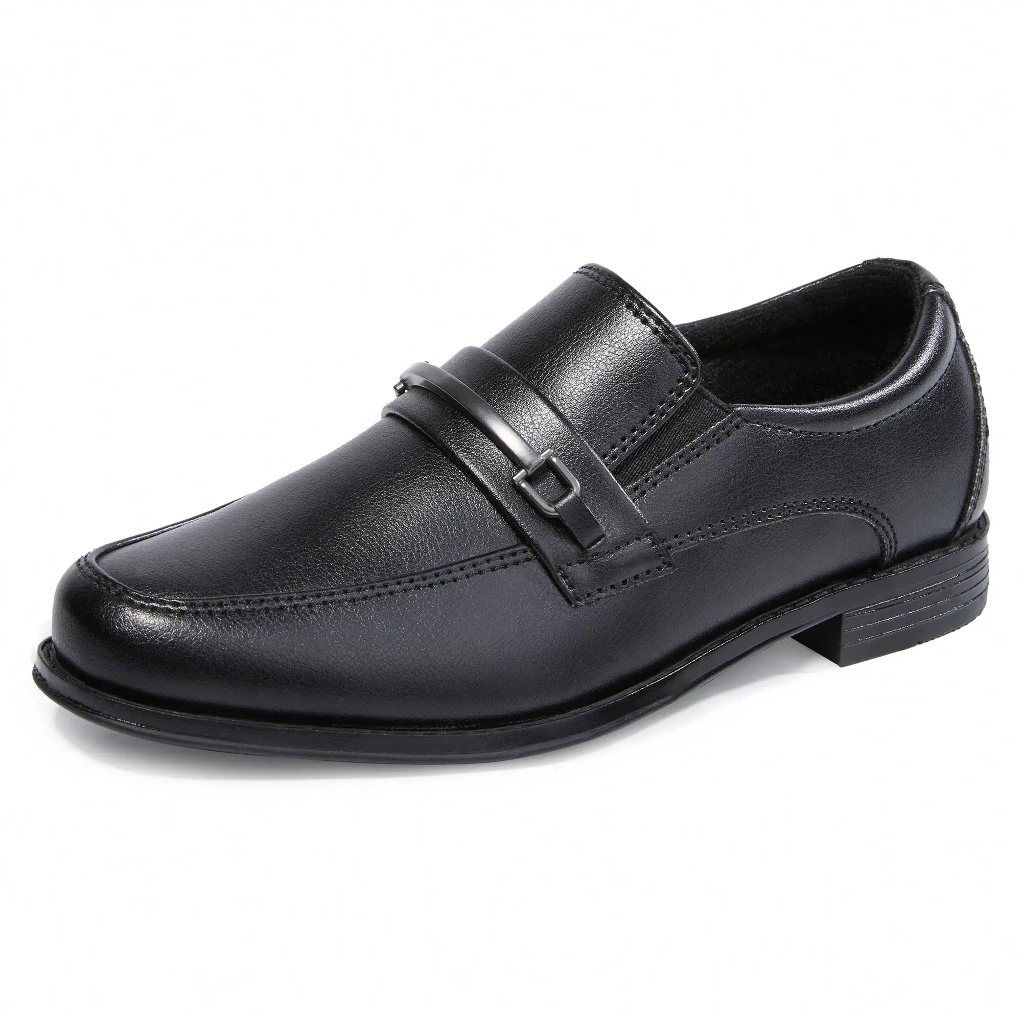 shoeslocker Boys Girls Comfortable Synthetic Suede Slip-On Oxford Loafers and Lace-Up Zipper Knee High Boots with Embroidered Stretch for Kids and Women Elegant Formal Schoolshoes, Round Toe Footwear tiktokshopbacktoschool