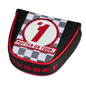 Odyssey Golf Tempest Mallet Putter Headcover in Black/Red