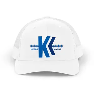 Keegs Kards Trucker Hat — Retro 'KK' Keegs Kards Logo Mesh Cap