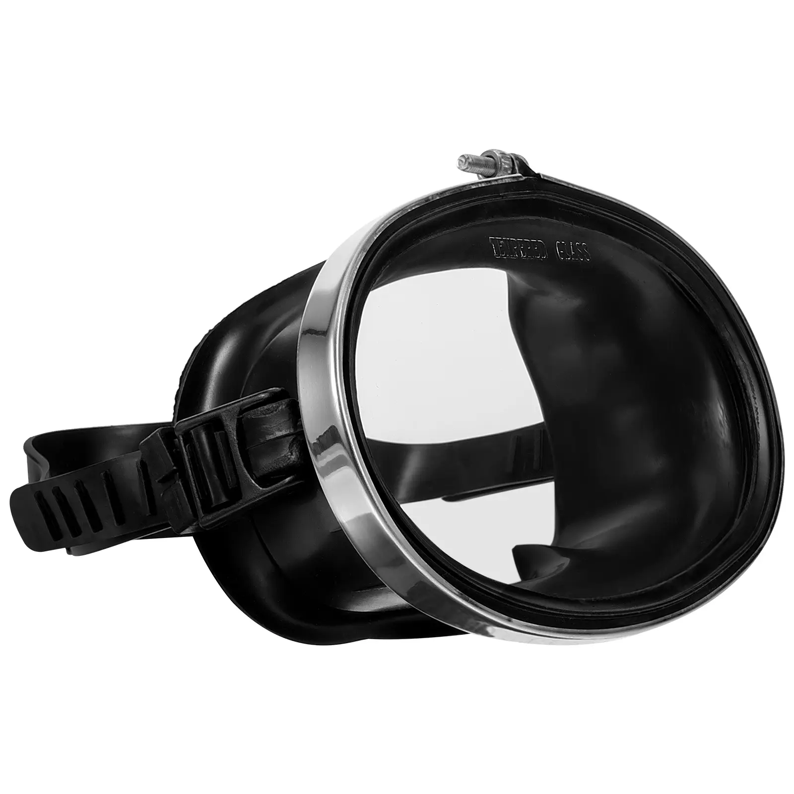 PVC Diving Mask for Men, Ergonomic Anti-Fog Swim Glasses with Wide-View Lens, Portable Mask for Easy Travel Packing & Waterproof for Worry-Free Dives