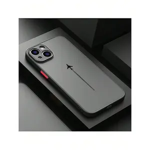 1pc Unique Airplane Pattern Full Coverage Shock-Resistant Phone Case, Suitable For IPhone17/IPhone17 Air/IPhone17 Pro/IPhone17 Pro Max/16 Pro Max/15 Pro Max/14 Pro Max/13 Pro Max/12 Pro Max/11 Pro Max