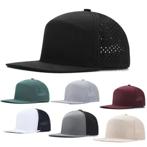 Performance Snapback Hats for Men Women,Flat Bill Cap,Golf,Running,Workout,High Quality Hat