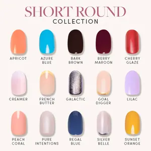 Glamnetic Short Round Press On Nail Collection Glamnetic Short Round Press On Nail Collection