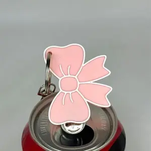 Bow Pop Can Opener/ Soda Tab Opener Keychain