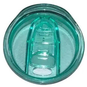 Teal Sliding Locking Lid - 20oz oz 20 oz. 20oz. - Skinny Straight Sublimation Tumbler Color Lid - Amy's Tumbler Junkies - Your Favorite Tumbler Shop!
