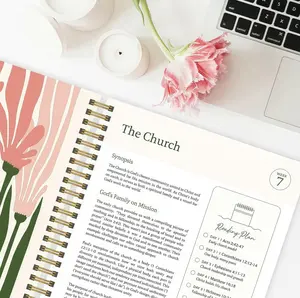 A Study in One Year, 52-Week Study Spiritual Journey with Daily Prayer and Notes, Ideal Faith Gift for Men and Women – Christian Workbook Journal personalize Bible