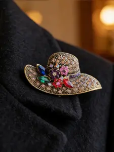 Elegant High-End Brooch Pin, Korean Style Elegant Personalized Suit Coat Lapel Flower Accessory for Women, Fashionable Chest Decoration