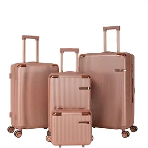 4-piece set of hard luggage, 360 ° dual rotating four-wheel luggage, password lock, lightweight portable luggage, hard and stylish, full without deformation, size matching, one set can handle all journeys