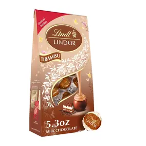 Lindt LINDOR Easter Tiramisu Milk Chocolate Candy Truffles, 5.3 oz. Bag