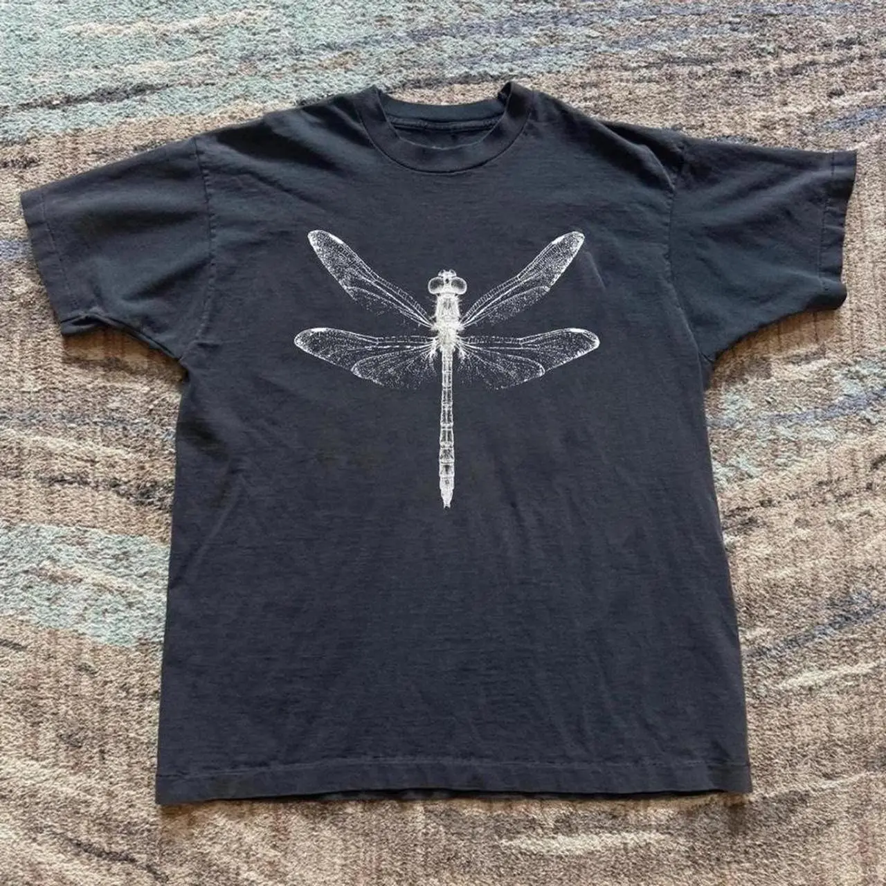 Gildan Men's and Women's T-shirt, Dragonfly Graphic Tee, Animal tee, Y2k Unisex Graphic Tees Gothic Grunge Emo Scene Amity Affliction Style Clothes Menswear Womenswear Streetwear
