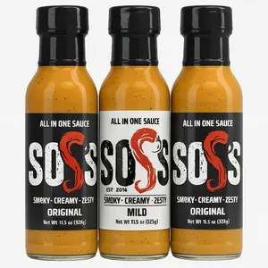 SOSS - 3 Pack Flavor Sauce Bundle Hot SOSS - 3 Pack Flavor Sauce Bundle Hot