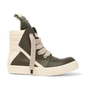 986582 Rick Owens Concordians Jumbo Laced Geobasket Bosco Milk