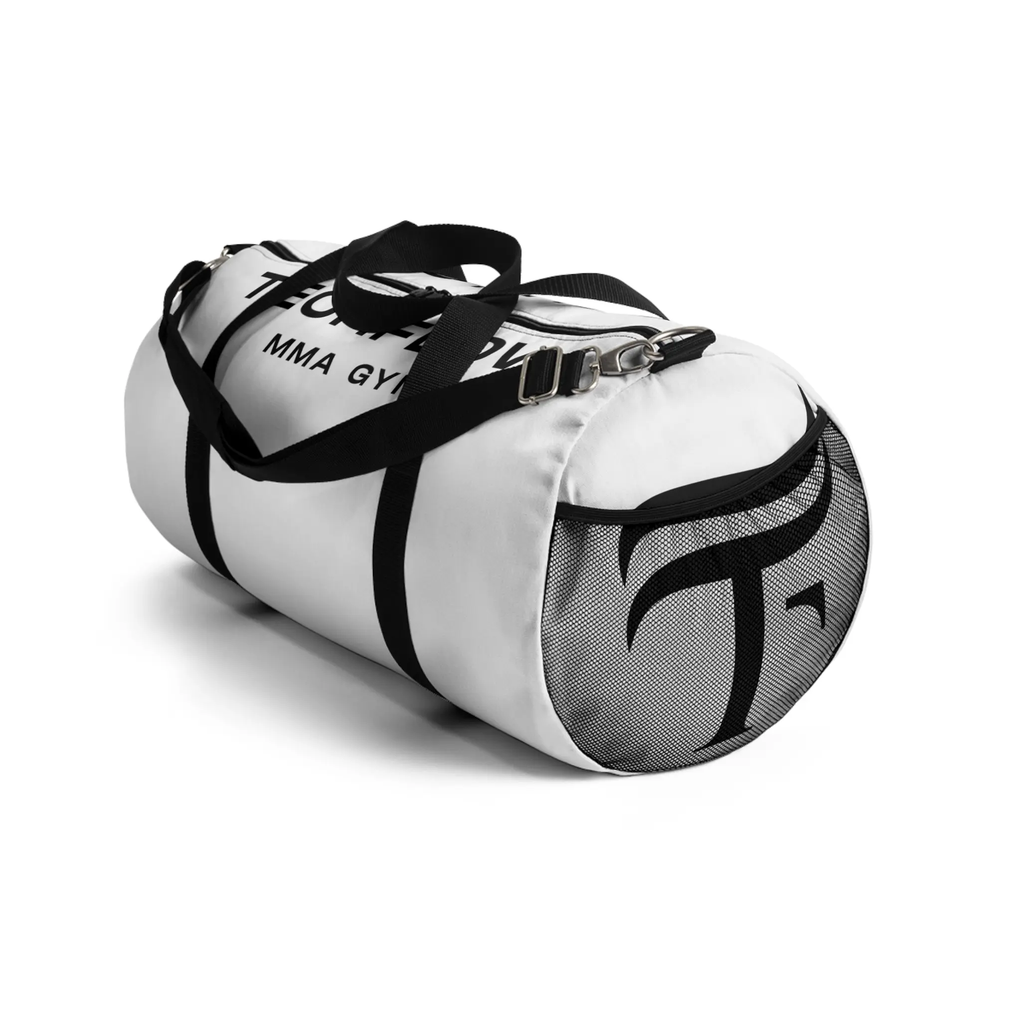 TechFlow MMA Performance Duffel Bag for Gym Use, Multi Comp. Design, Performance Gear Storage, Zip Closure