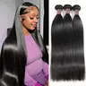 Uwigs 30 Inch Brazilian Straight Hair Bundles Quick Weave Extensions Sew In Body Wave Human Hair Bundles 2x6 4x4 Inch Lace Closure Available #Tiktokshopfalldealsforyou